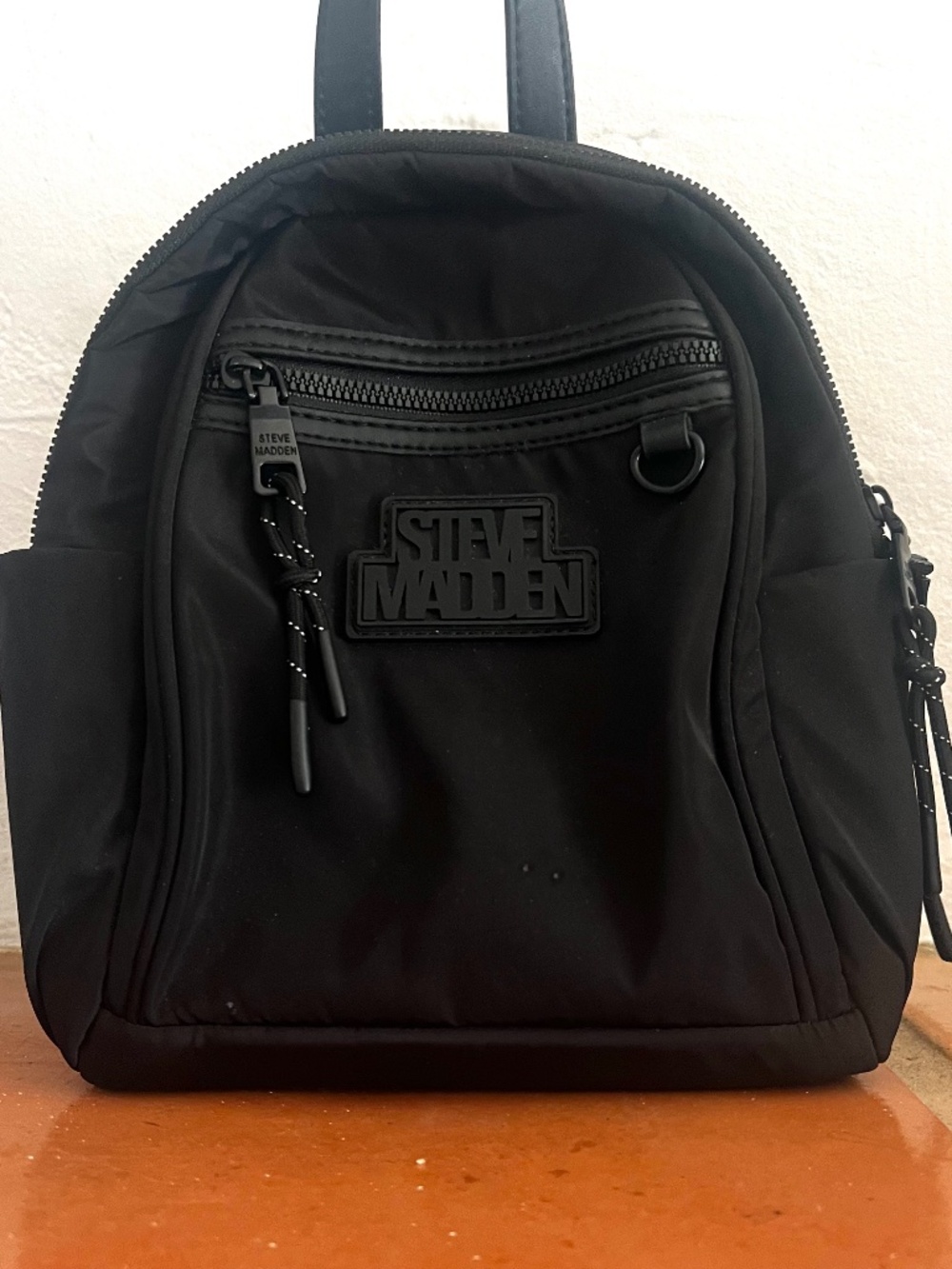 Steve Madden mini black backpack